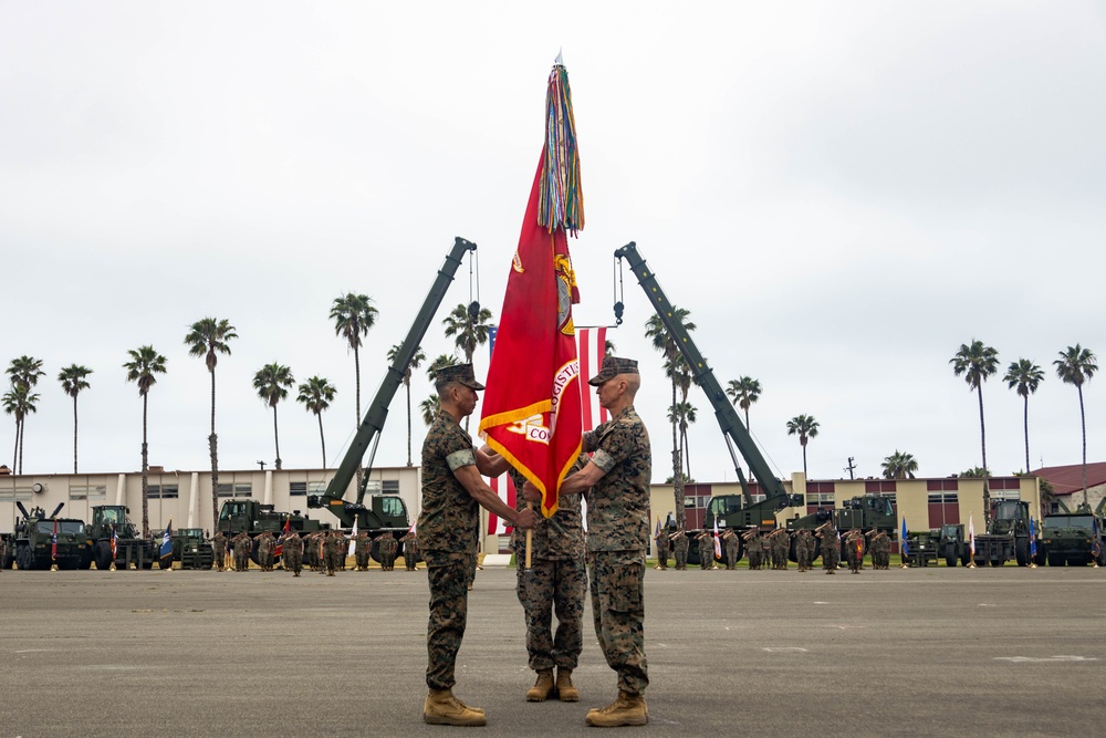 Combat Logistics Regiment 1 Change of Command Ceremony