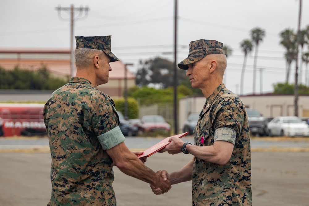 Combat Logistics Regiment 1 Change of Command Ceremony