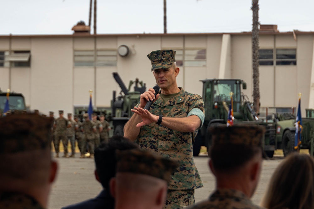 Combat Logistics Regiment 1 Change of Command Ceremony