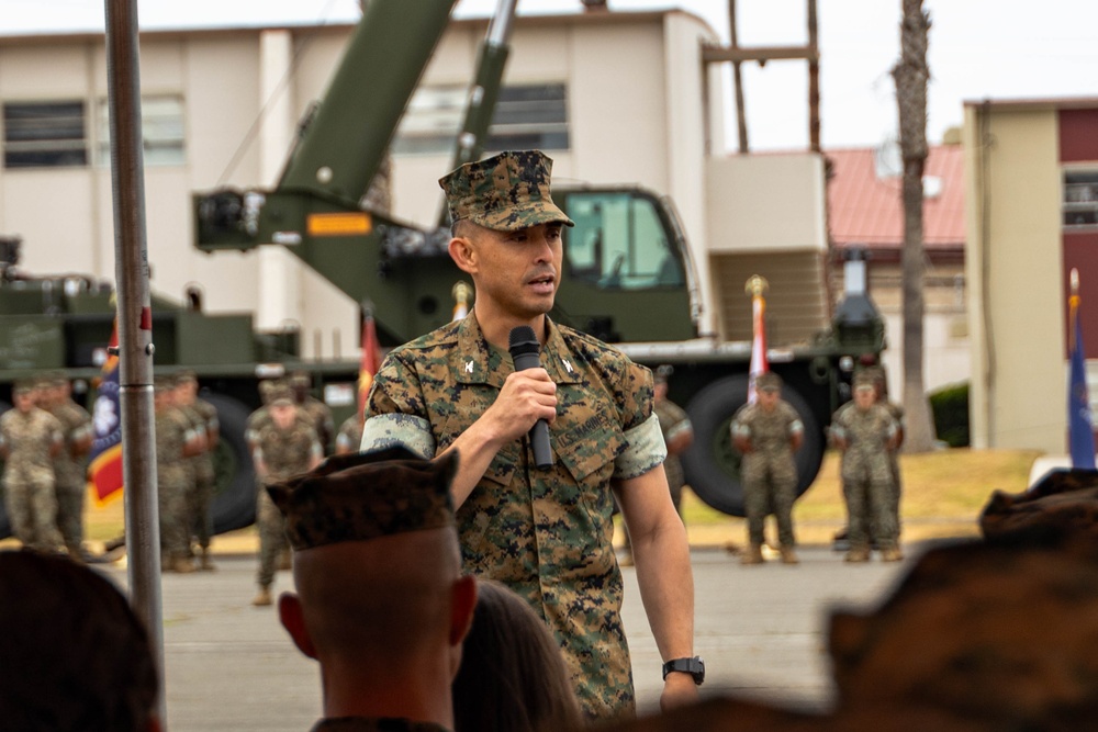 Combat Logistics Regiment 1 Change of Command Ceremony