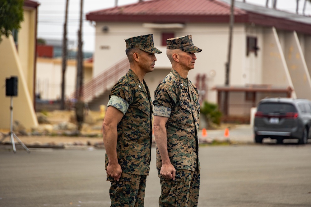 Combat Logistics Regiment 1 Change of Command Ceremony