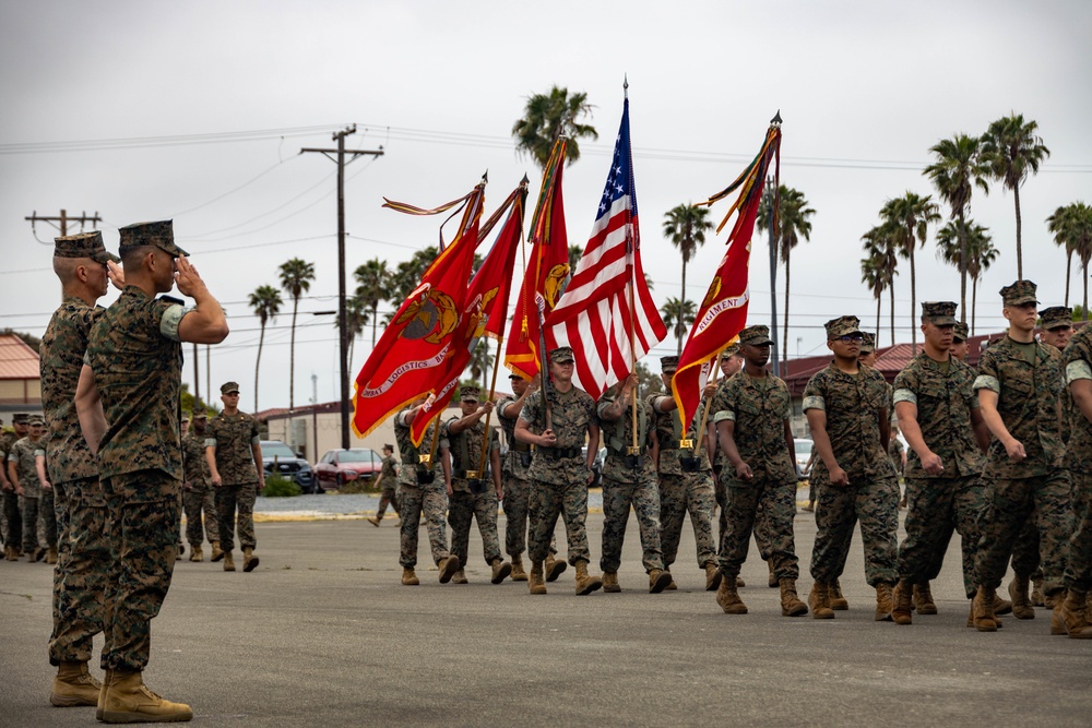 Combat Logistics Regiment 1 Change of Command Ceremony