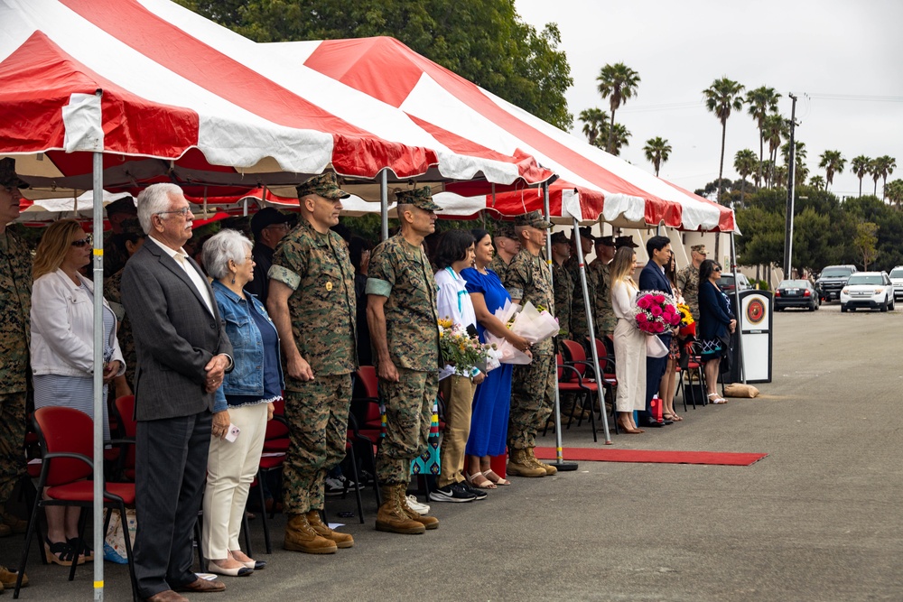 Combat Logistics Regiment 1 Change of Command Ceremony