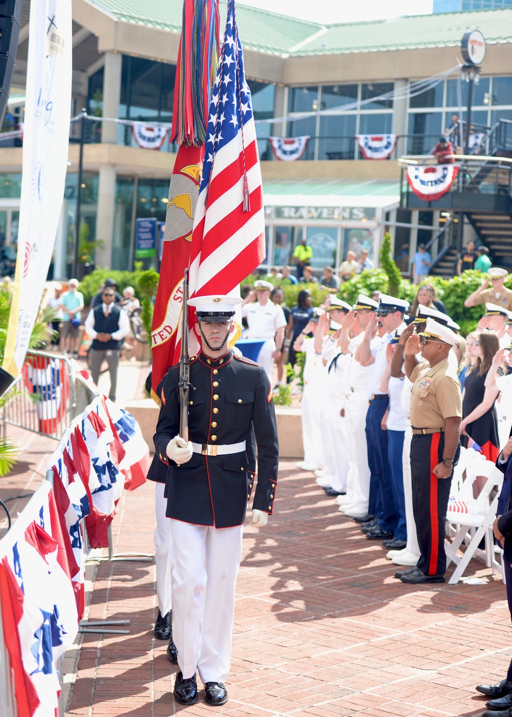 City of Baltimore Kicks Off Maryland Fleet Week and Flyover