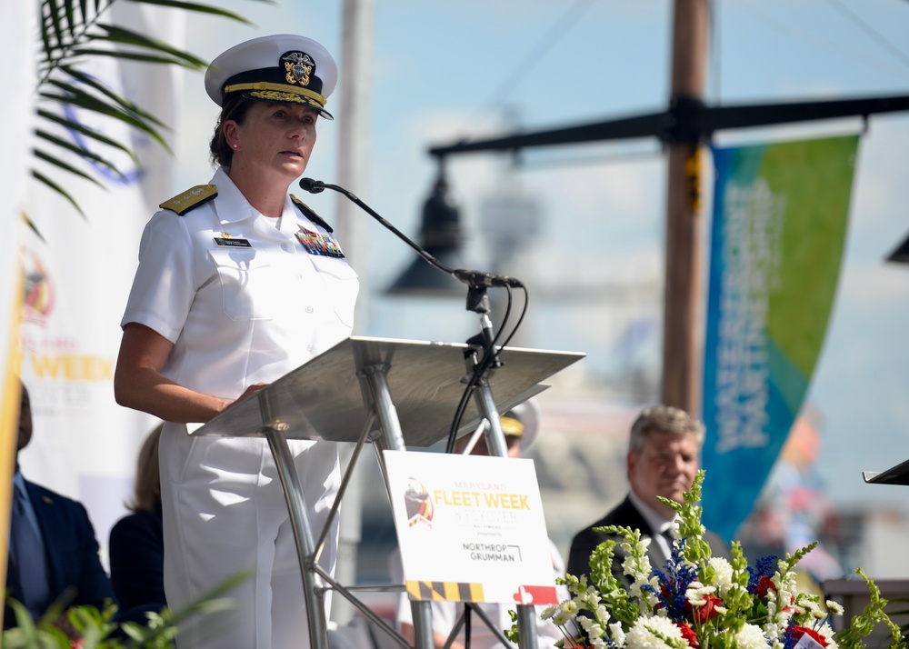 City of Baltimore Kicks Off Maryland Fleet Week and Flyover