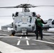 USS George Washington Sailors on the Flight Deck