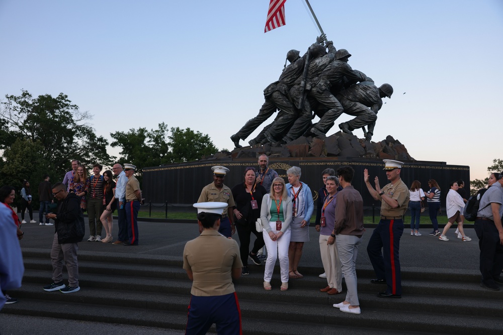 Educators Workshop 2024 Attends Sunset Parade