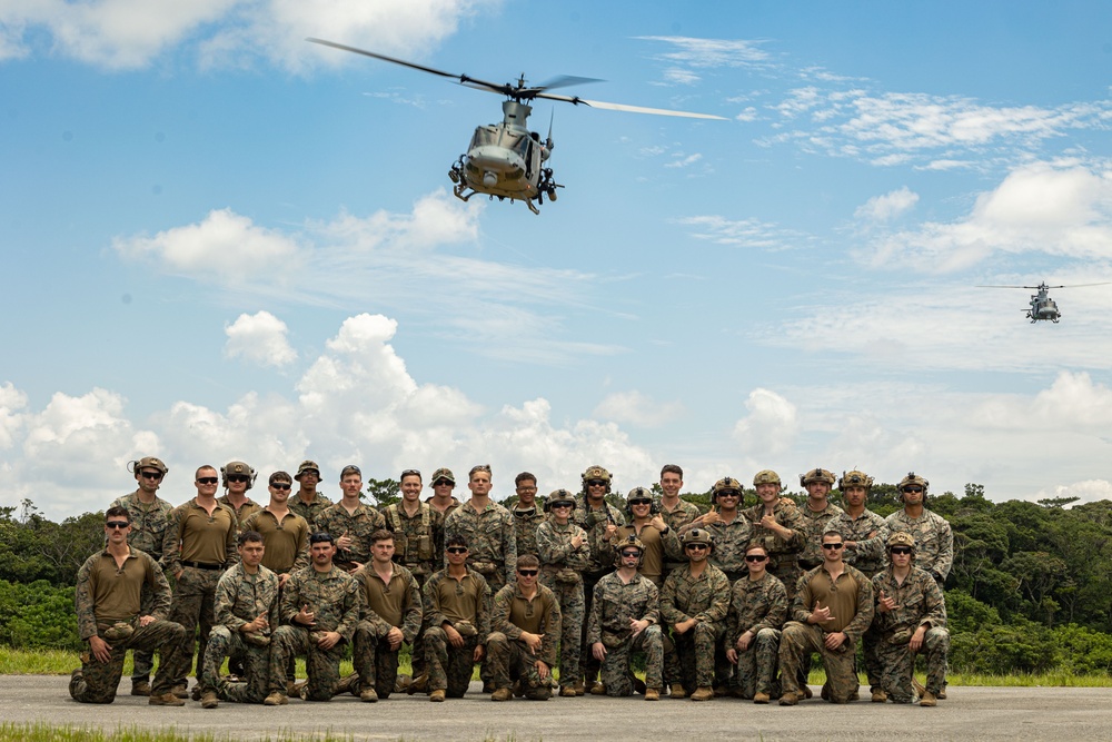 III MEF Marines participates in a Fast Rope Master Course
