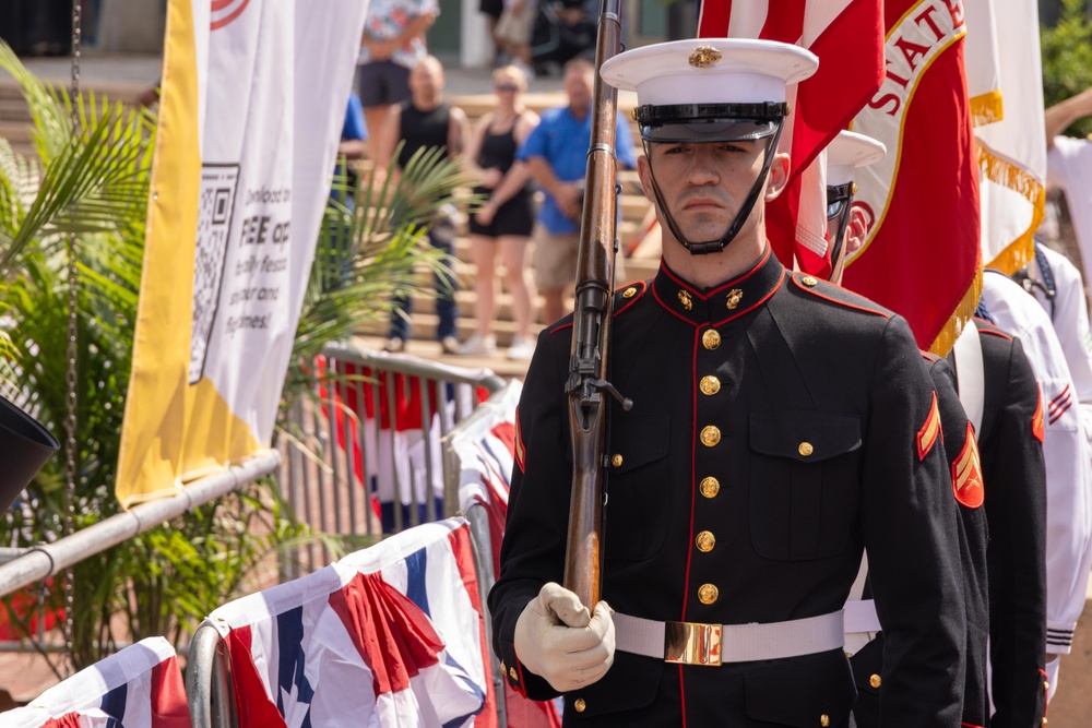 Maryland Fleet Week and Flyover Baltimore Welcome Ceremony