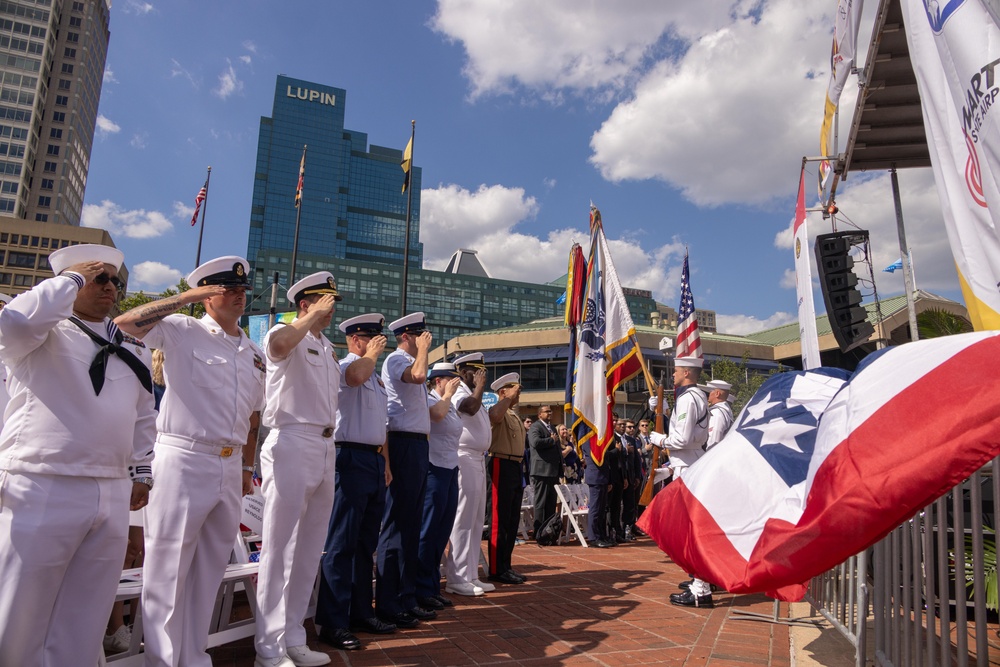 Maryland Fleet Week and Flyover Baltimore Welcome Ceremony