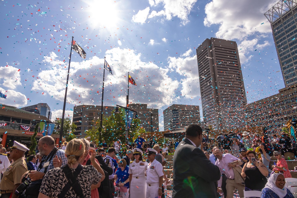 Maryland Fleet Week and Flyover Baltimore Welcome Ceremony