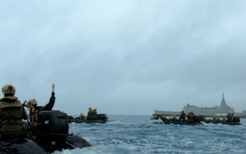 Battalion Landing Team 1/4 conducts boat sustainment training