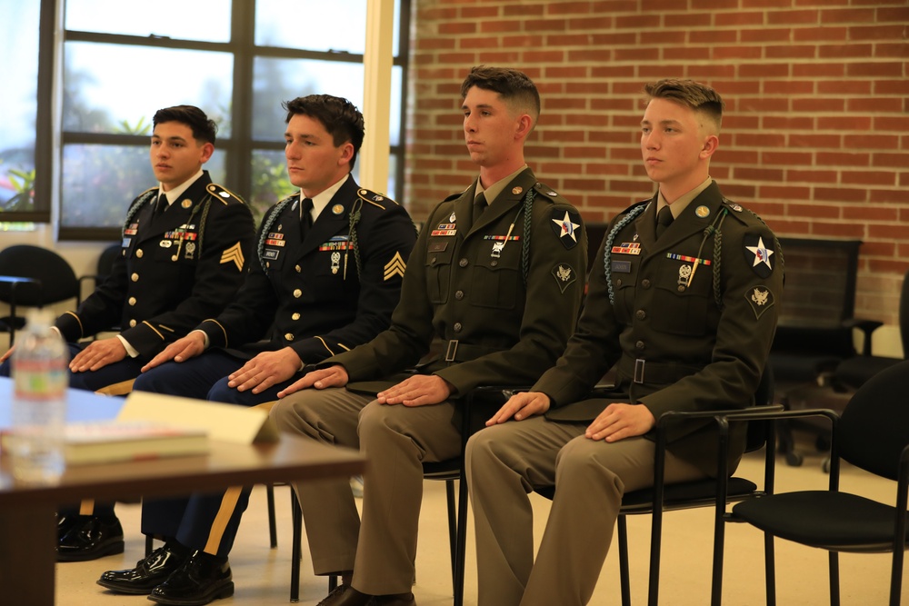 America’s First Corps Best Squad Competition board appearance