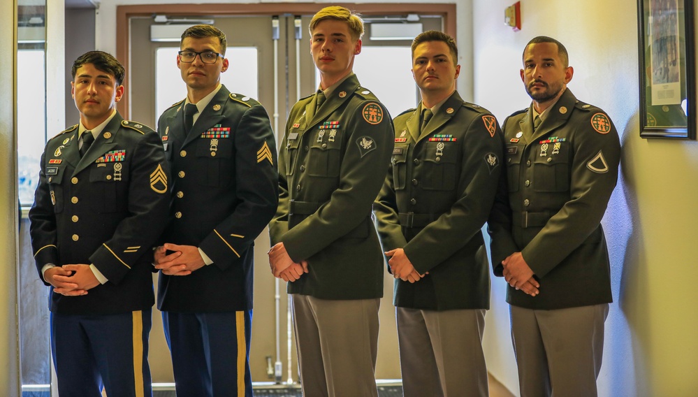 America’s First Corps Best Squad Competition board appearance