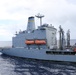 USS Manchester and USNS Big Horn conduct replenishment-at-sea