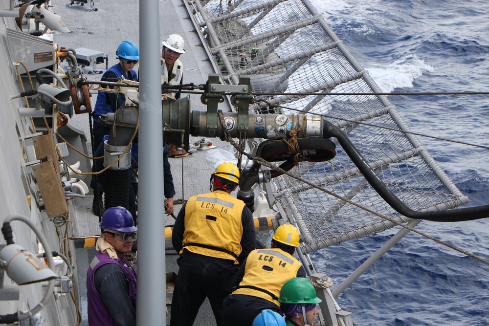 DVIDS - Images - USS Manchester and USNS Big Horn conduct replenishment ...