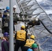 USS Manchester and USNS Big Horn conduct replenishment-at-sea