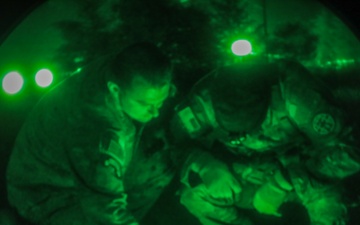America’s First Corps Best Squad Competition Night Land Navigation Course