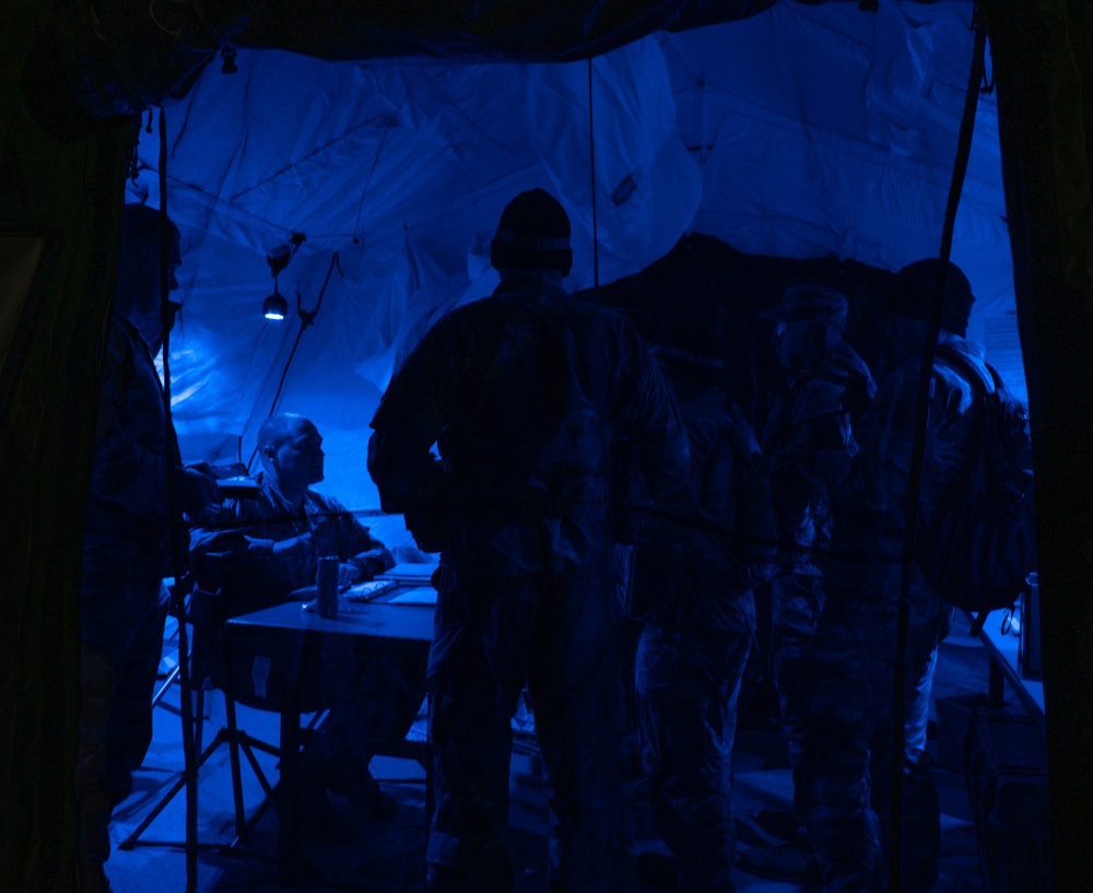 America’s First Corps Best Squad Competition Night Land Navigation Course