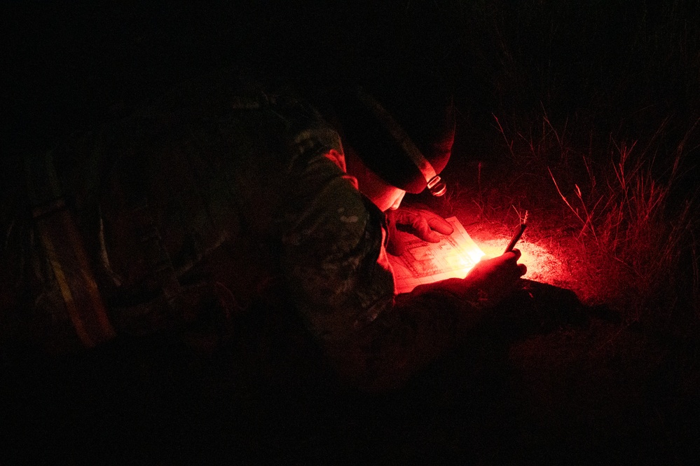 America’s First Corps Best Squad Competition Night Land Navigation Course