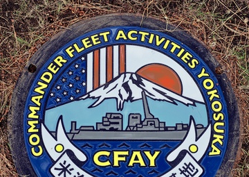 NAVFAC Far East Installs Color Designer Manhole Cover on CFAY