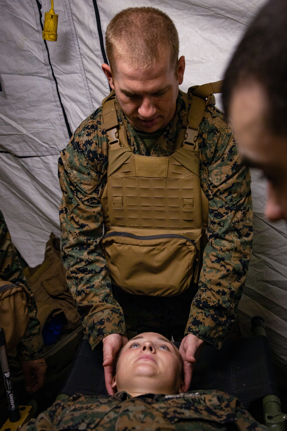 CLB-31 shock trauma platoon drills