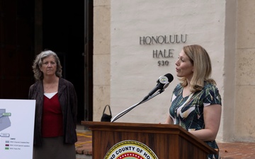 Assistant Secretary of the Navy for Energy, Installations and Environmental meets with Honolulu Mayor