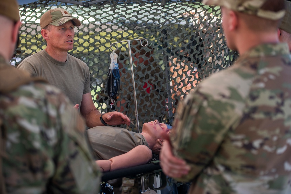 Medical Airmen train in field environment for future deployments, combat readiness