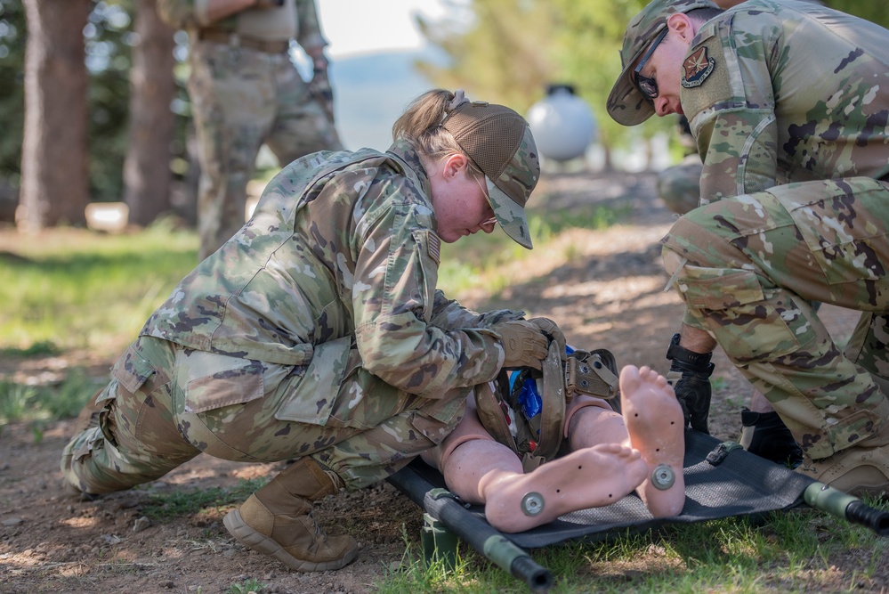 Medical Airmen train in field environment for future deployments, combat readiness