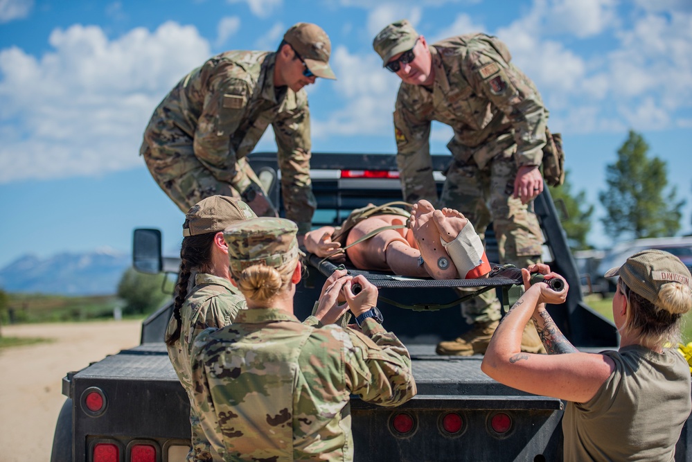 Medical Airmen train in field environment for future deployments, combat readiness