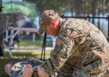Medical Airmen train in field environment for future deployments, combat readiness