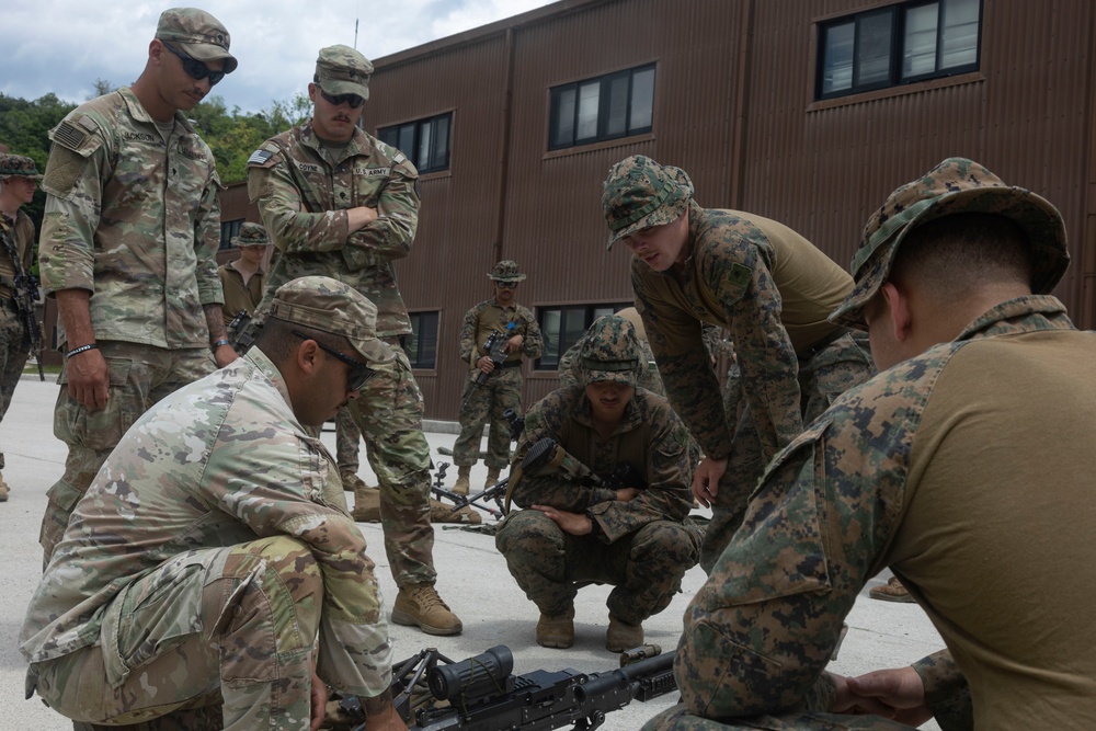 4th Marines &amp; 3d Cavalry Machine Gunners SME Exchange