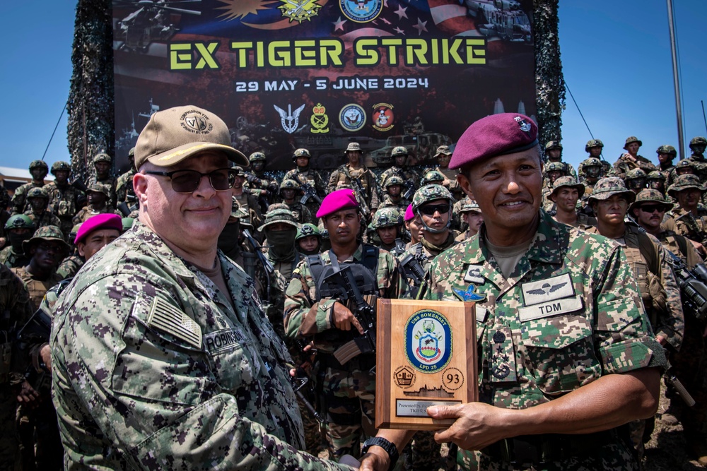 Tiger Strike Closing Ceremony