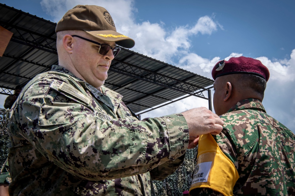 Tiger Strike Closing Ceremony