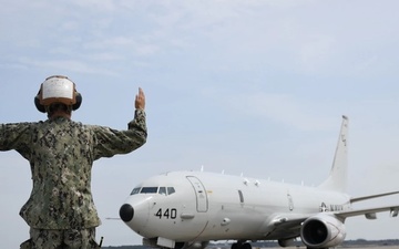 VP-10 P-8A &quot;Red Lancers&quot; prepares to take-off on June 10,2024