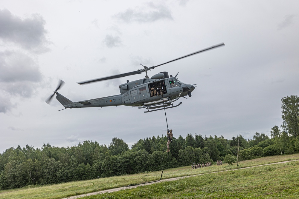 Amphibious Operations Conducted in Latvia During BALTOPS 24