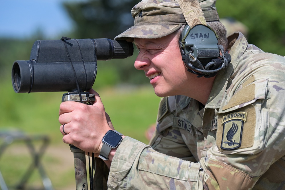 1-91 CAV sniper training