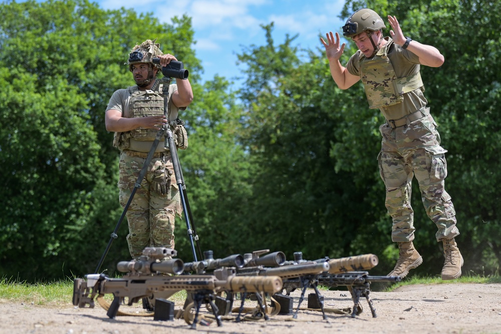 1-91 CAV sniper training
