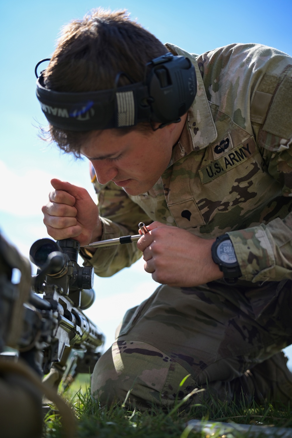 1-91 CAV sniper training
