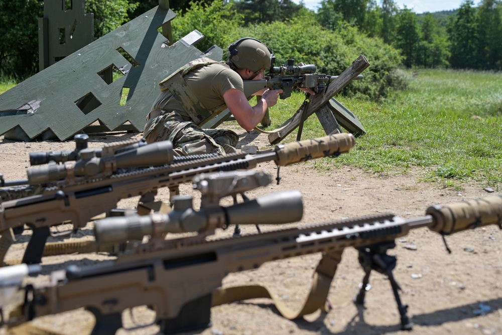 1-91 CAV sniper training