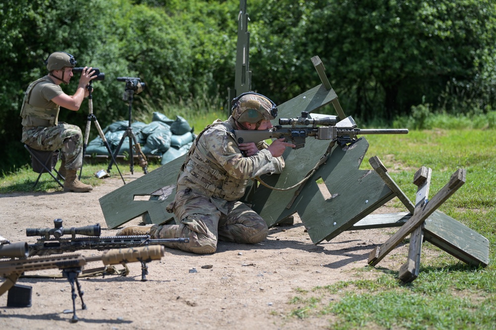 1-91 CAV sniper training