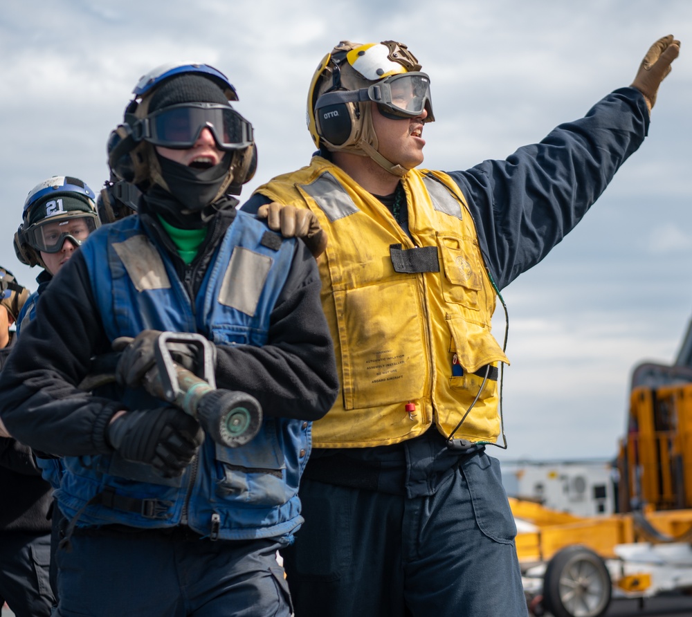 USS New York Flight Deck Firefighting Training