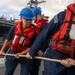 USS Ralph Johnson Conducts Replenishment-at-Sea with USS Theodore Roosevelt