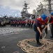 USS Ralph Johnson Conducts Replenishment-at-Sea with USS Theodore Roosevelt