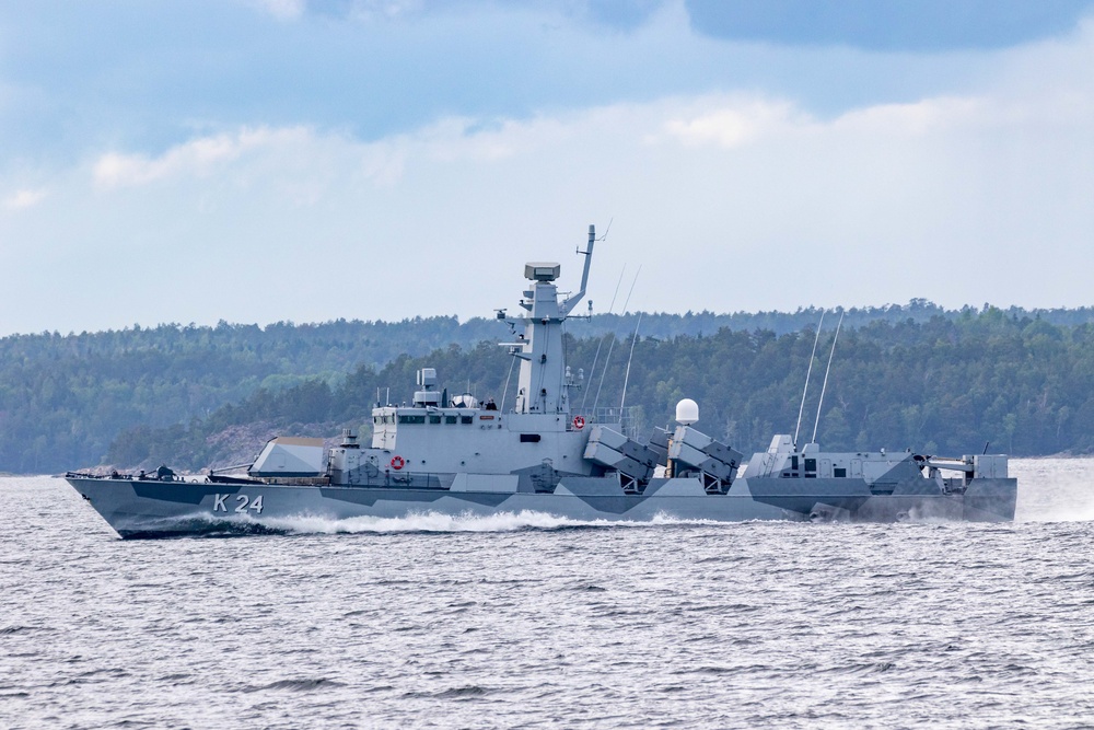 Swedish Navy K24 Participates in BALTOPS 24