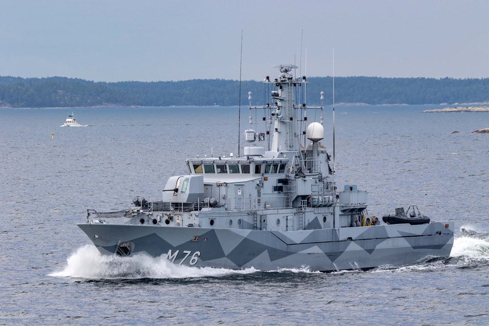 Swedish Navy M76 Participates in BALTOPS 24