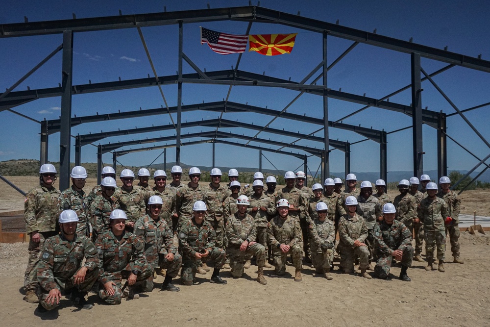 U.S. Army Chief Engineer inspects joint construction operations during Resolute Castle 2024.