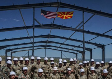 U.S. Army Chief Engineer inspects joint construction operations during Resolute Castle 2024.