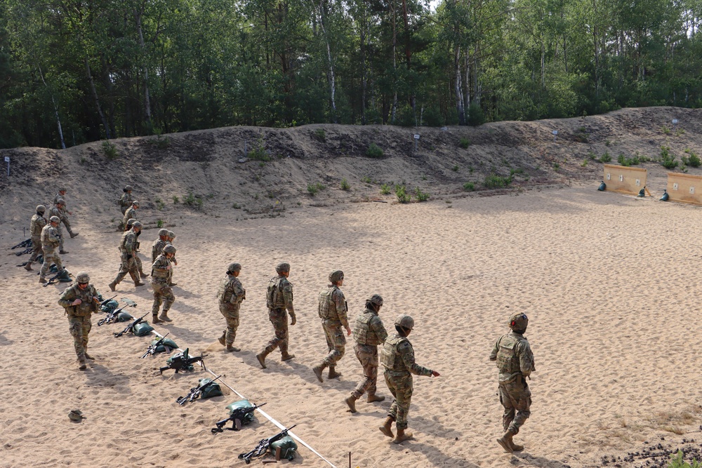 Virginia national Guardsmen Train with 1st Cavalry Division at Camp Karliki, Poland