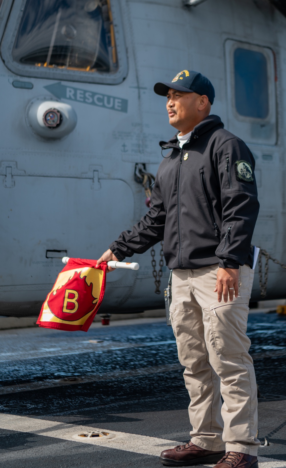 USS New York Flight Deck Firefighting Training